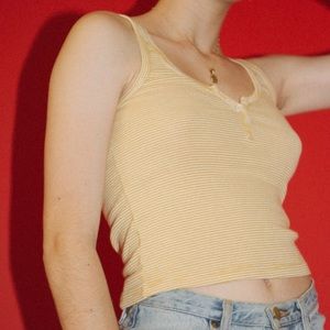 brandy melville Dalis Button Tank